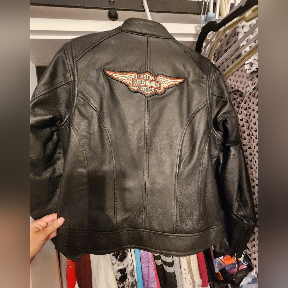 Women’s Leather Harley Jacket